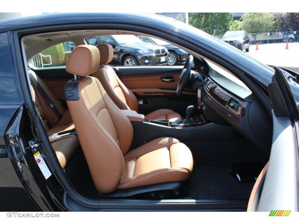 2009 3 Series 328i Coupe - Black Sapphire Metallic / Saddle Brown Dakota Leather photo #26