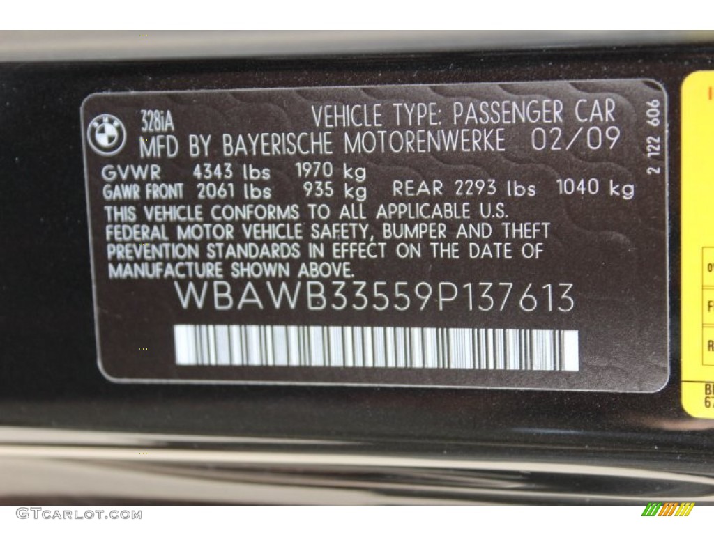 2009 3 Series 328i Coupe - Black Sapphire Metallic / Saddle Brown Dakota Leather photo #32