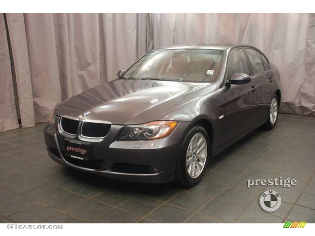 2006 3 Series 325xi Sedan - Sparkling Graphite Metallic / Black photo #1