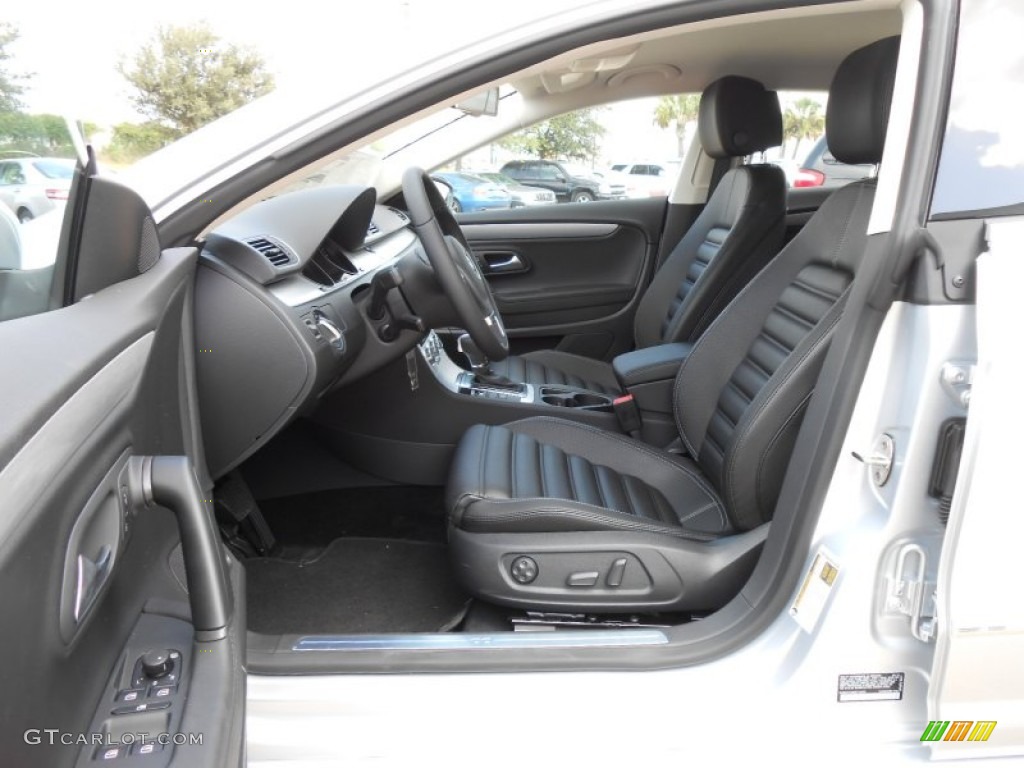 Black Interior 2013 Volkswagen CC Lux Photo #69680799