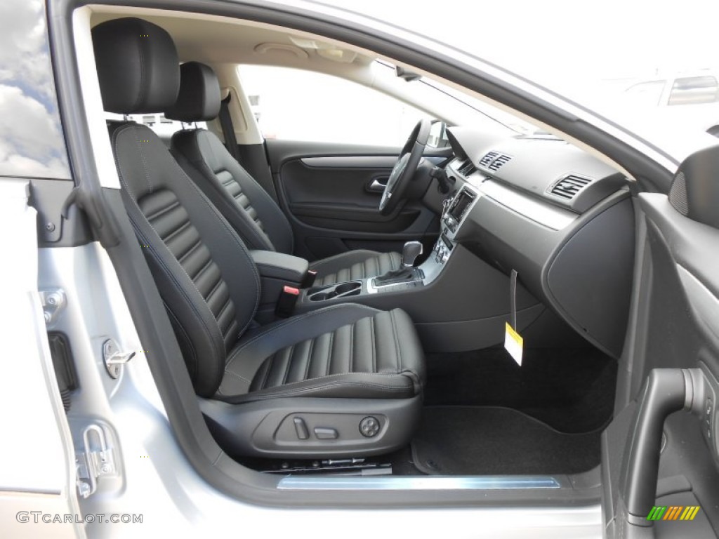 Black Interior 2013 Volkswagen CC Lux Photo #69680814