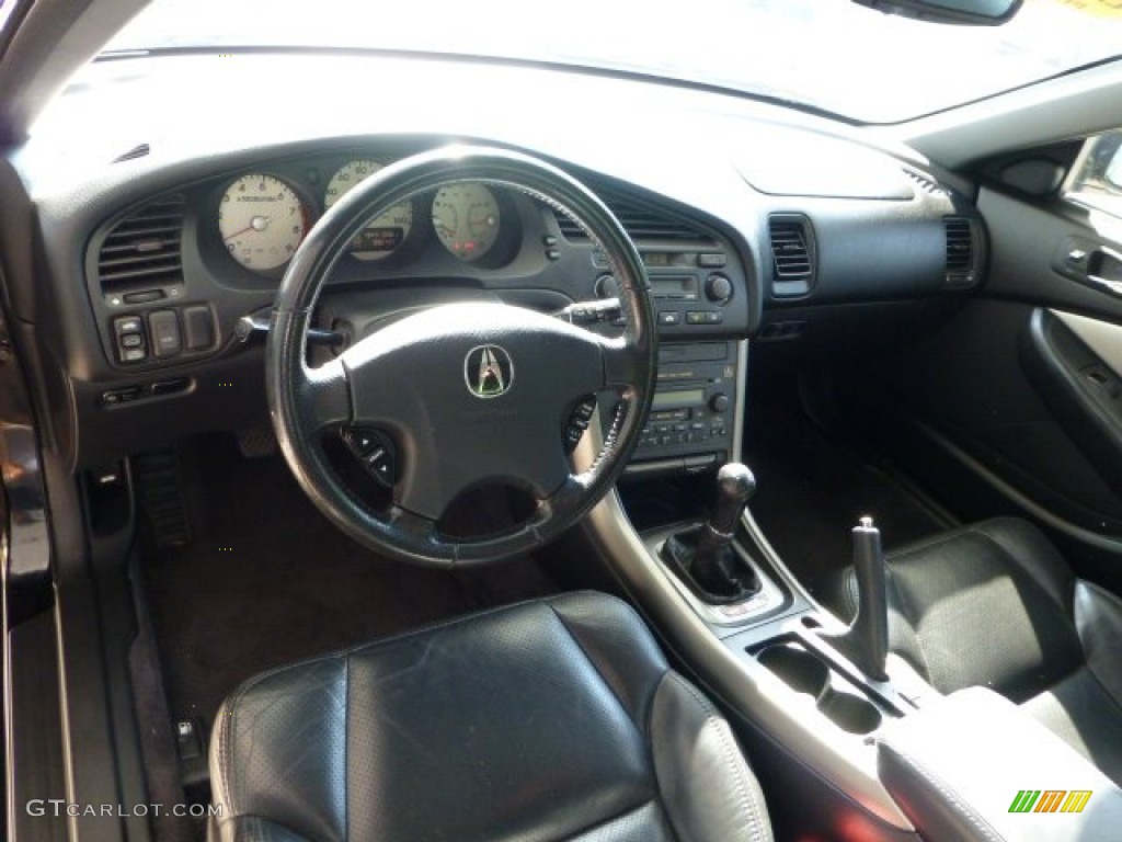 Ebony Interior 2003 Acura CL 3.2 Type S Photo #69681507