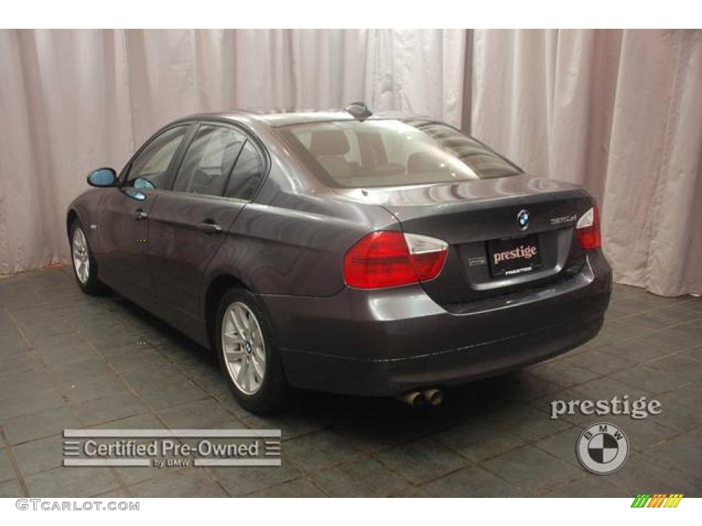 2006 3 Series 325xi Sedan - Sparkling Graphite Metallic / Black photo #3