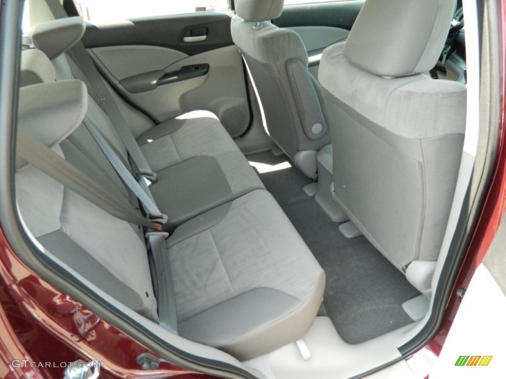 2012 CR-V LX - Basque Red Pearl II / Gray photo #13