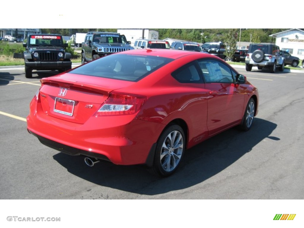 2012 Civic Si Coupe - Rallye Red / Black photo #5