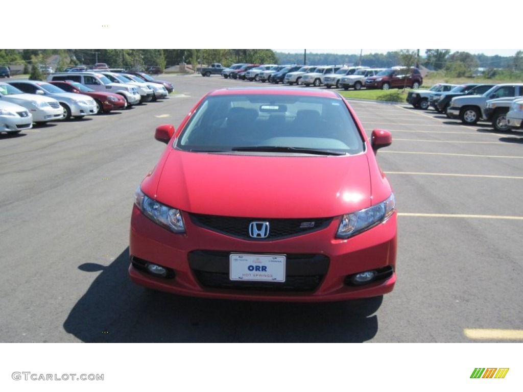 2012 Civic Si Coupe - Rallye Red / Black photo #8