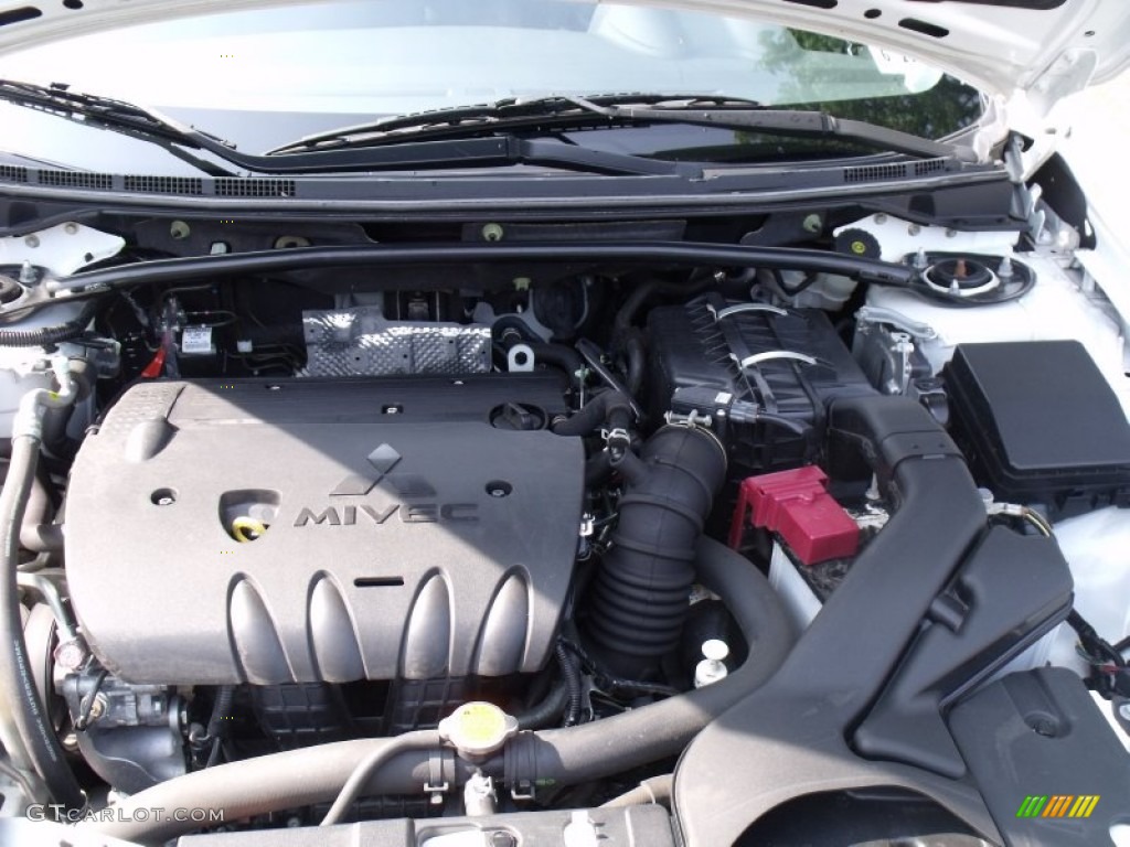 2010 Lancer Sportback GTS - Wicked White Metallic / Black photo #27