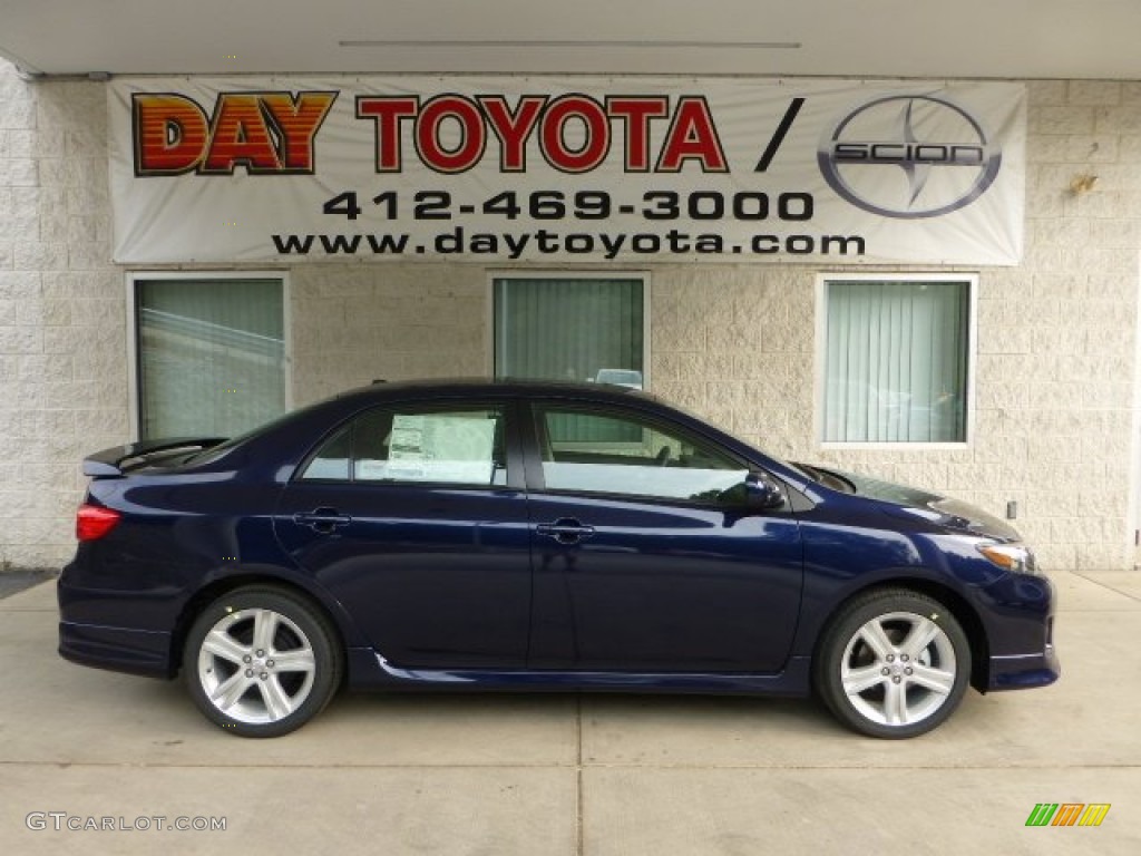 2013 Corolla S - Nautical Blue Metallic / Dark Charcoal photo #1