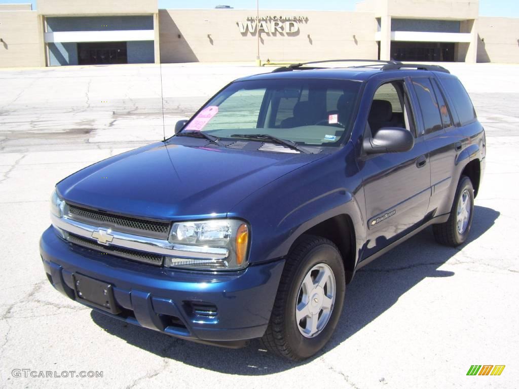 2002 TrailBlazer LS - Indigo Blue Metallic / Dark Pewter photo #4