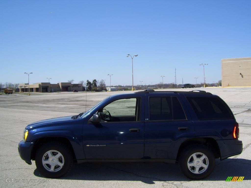 2002 TrailBlazer LS - Indigo Blue Metallic / Dark Pewter photo #5