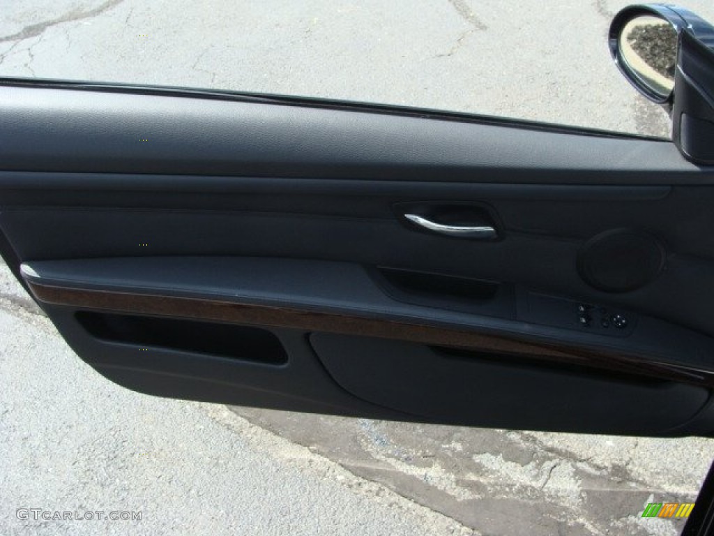 2009 3 Series 335xi Coupe - Black Sapphire Metallic / Black photo #6