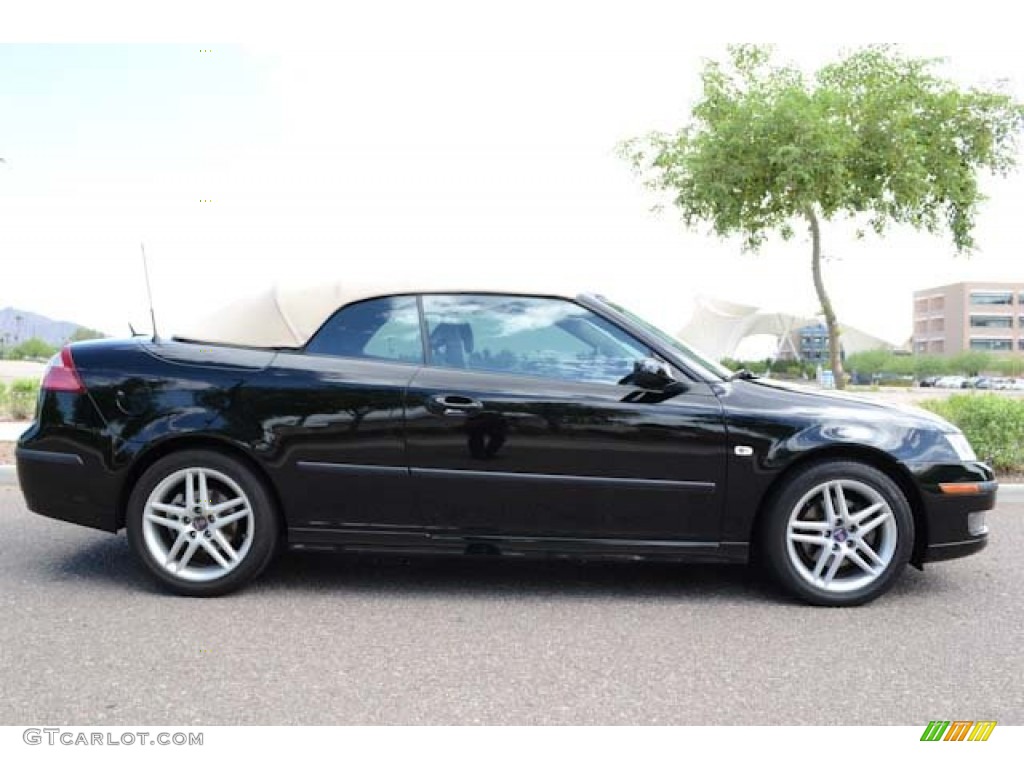 Black 2007 Saab 9-3 2.0T Convertible Exterior Photo #69684339