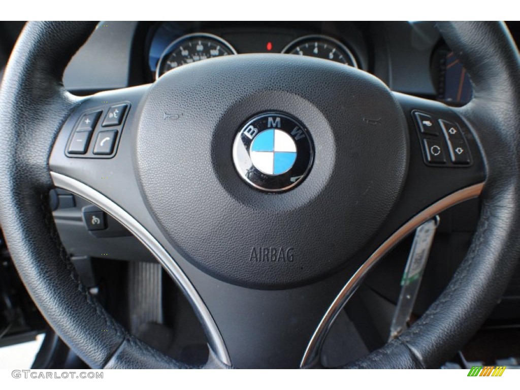 2009 3 Series 328i Convertible - Jet Black / Saddle Brown Dakota Leather photo #14