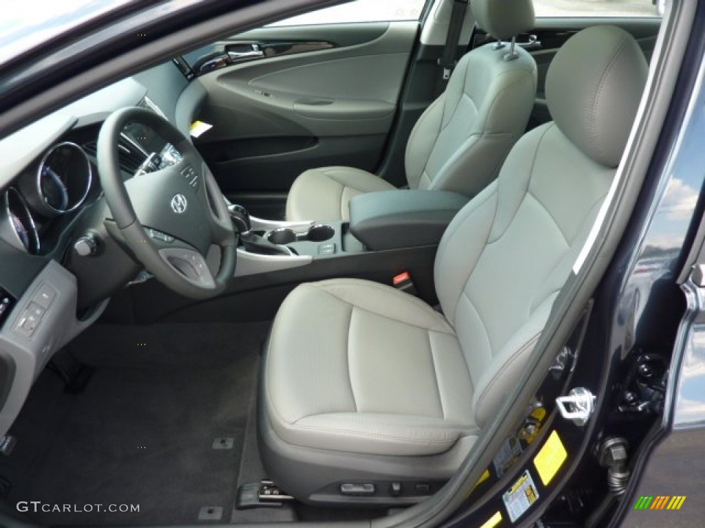 2013 Sonata Limited - Pacific Blue Pearl / Gray photo #15