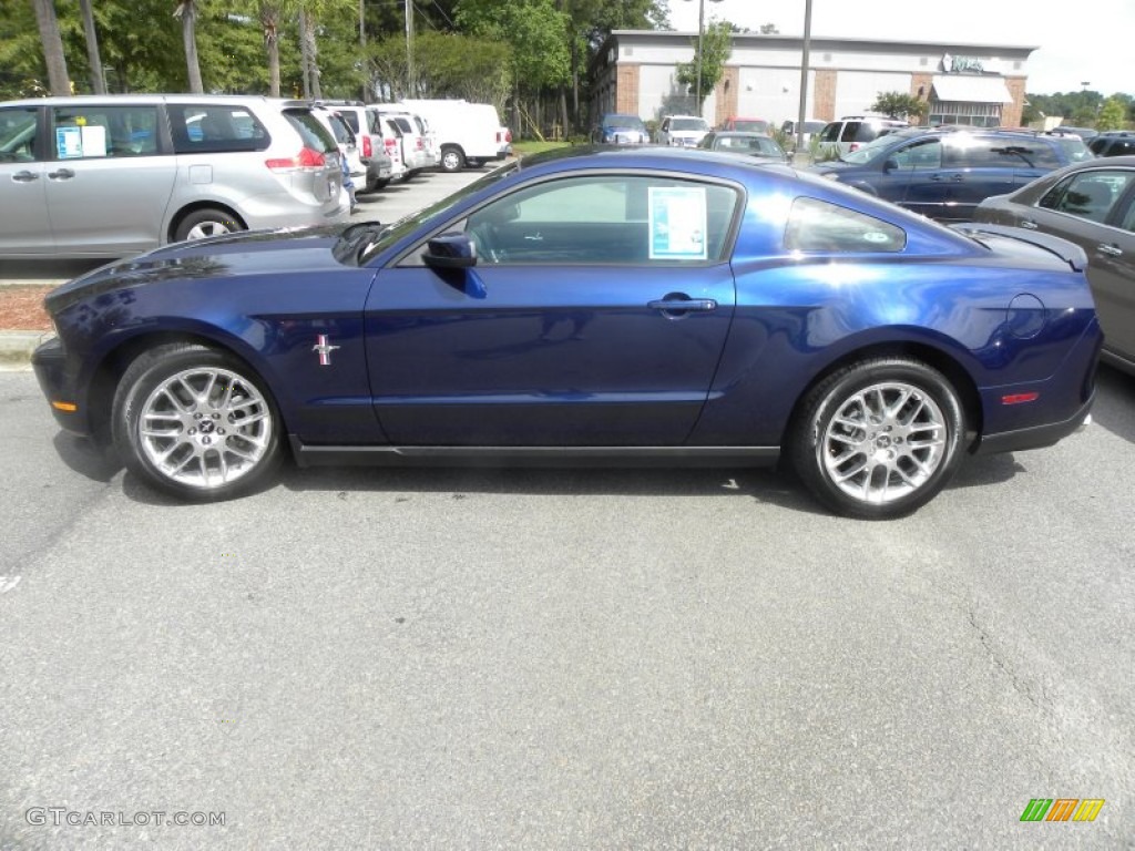 Kona Blue Metallic 2012 Ford Mustang V6 Premium Coupe Exterior Photo #69685908