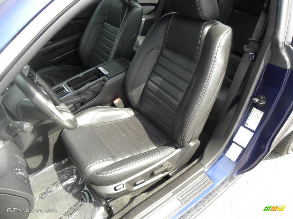 2012 Mustang V6 Premium Coupe - Kona Blue Metallic / Charcoal Black photo #4