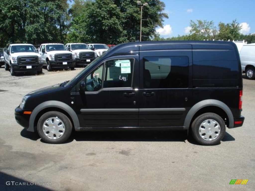 Panther Black Metallic 2012 Ford Transit Connect XLT Wagon Exterior Photo #69686673