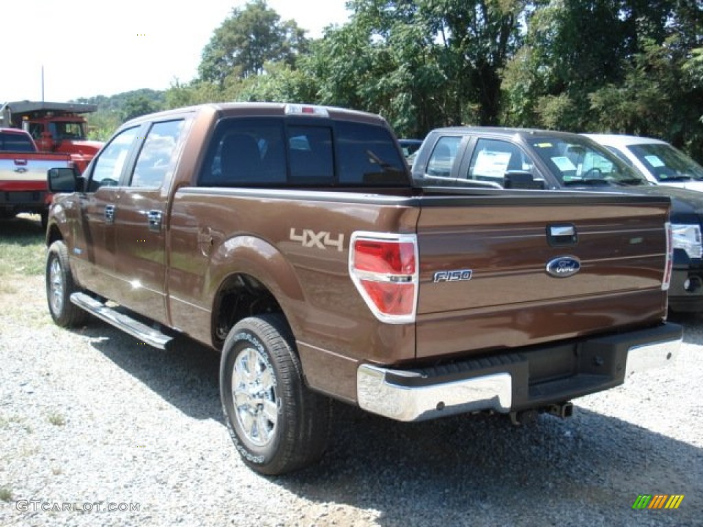 2012 F150 XLT SuperCrew 4x4 - Golden Bronze Metallic / Pale Adobe photo #6