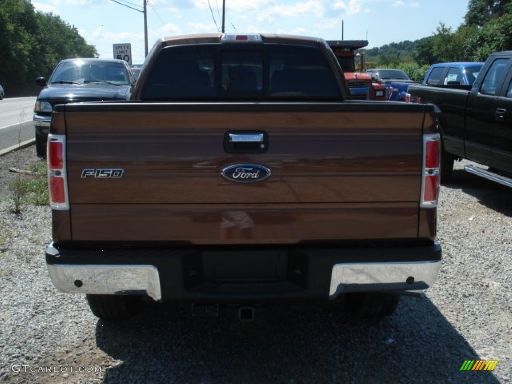 2012 F150 XLT SuperCrew 4x4 - Golden Bronze Metallic / Pale Adobe photo #7