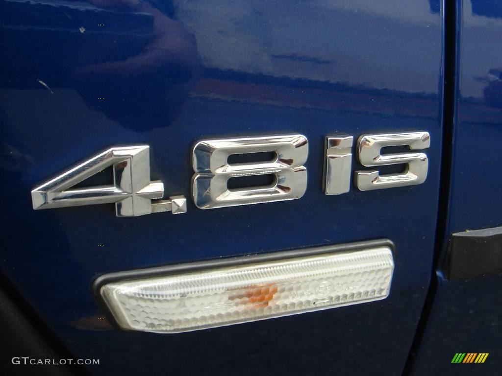 2006 X5 4.8is - Le Mans Blue Metallic / Black photo #17