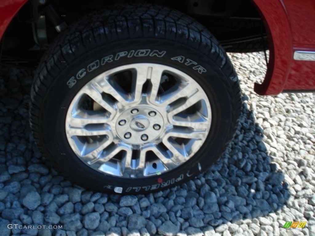 2012 Ford F150 Platinum SuperCrew 4x4 Wheel Photo #69687414