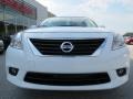 2012 Fresh Powder White Nissan Versa 1.6 SV Sedan  photo #8