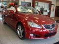 Matador Red Mica 2010 Lexus IS 350C Convertible