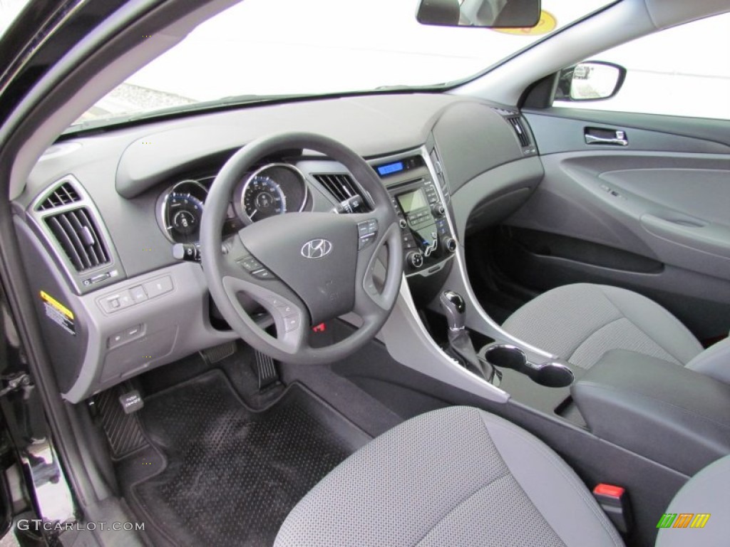 Gray Interior 2011 Hyundai Sonata GLS Photo #69688992