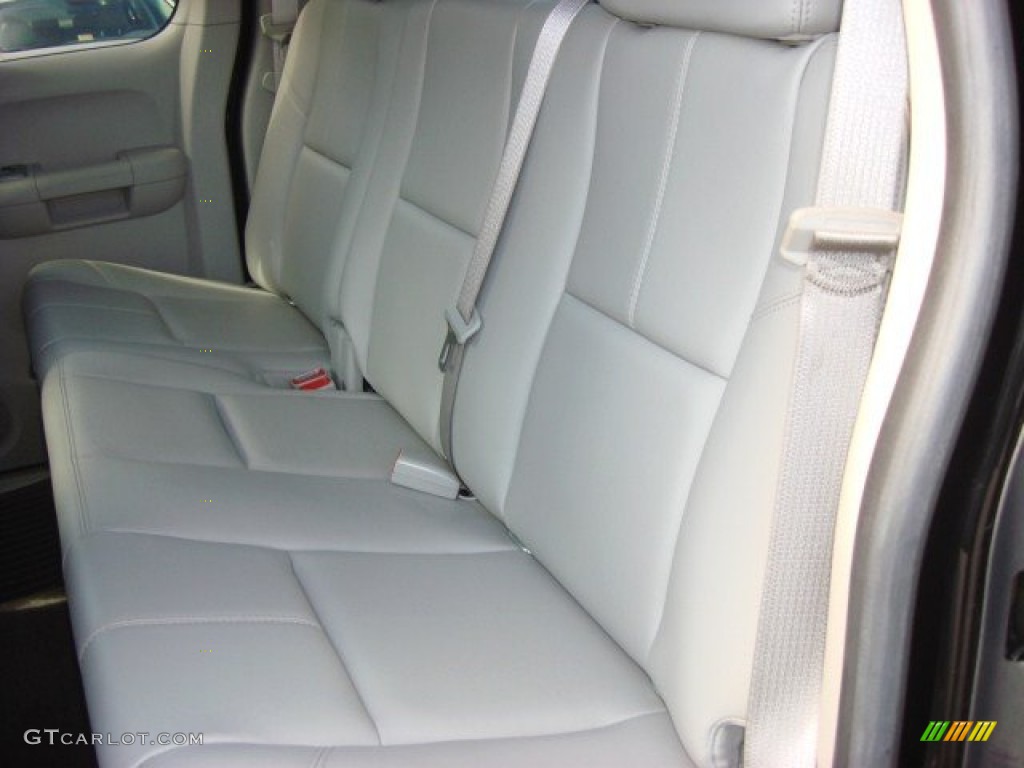 2008 Silverado 1500 LT Extended Cab - Black / Light Titanium/Ebony Accents photo #10