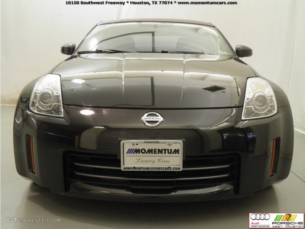 2006 350Z Grand Touring Coupe - Magnetic Black Pearl / Charcoal Leather photo #19