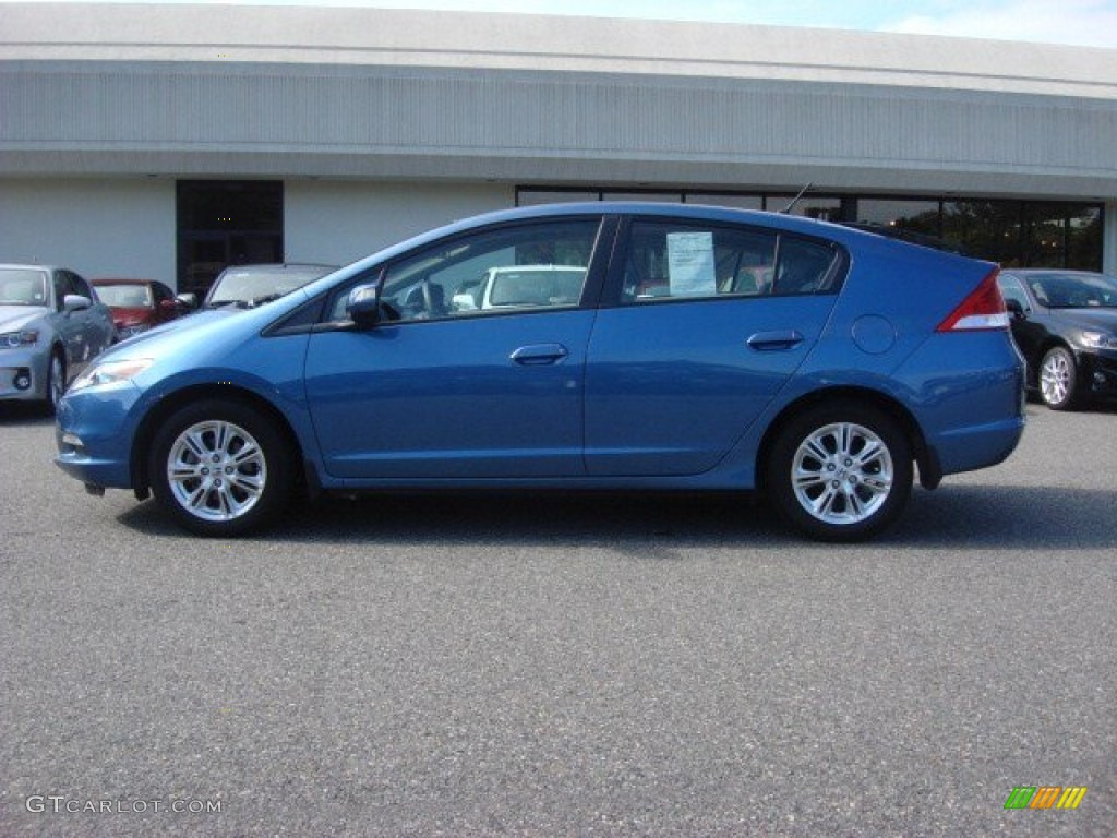 2010 Insight Hybrid EX - Atomic Blue Metallic / Gray photo #6