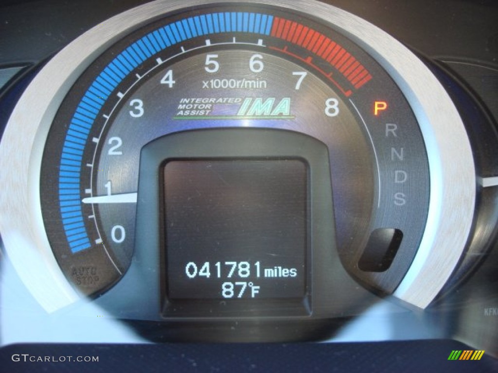 2010 Insight Hybrid EX - Atomic Blue Metallic / Gray photo #18