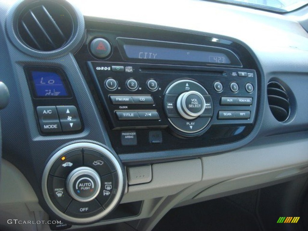 2010 Insight Hybrid EX - Atomic Blue Metallic / Gray photo #19