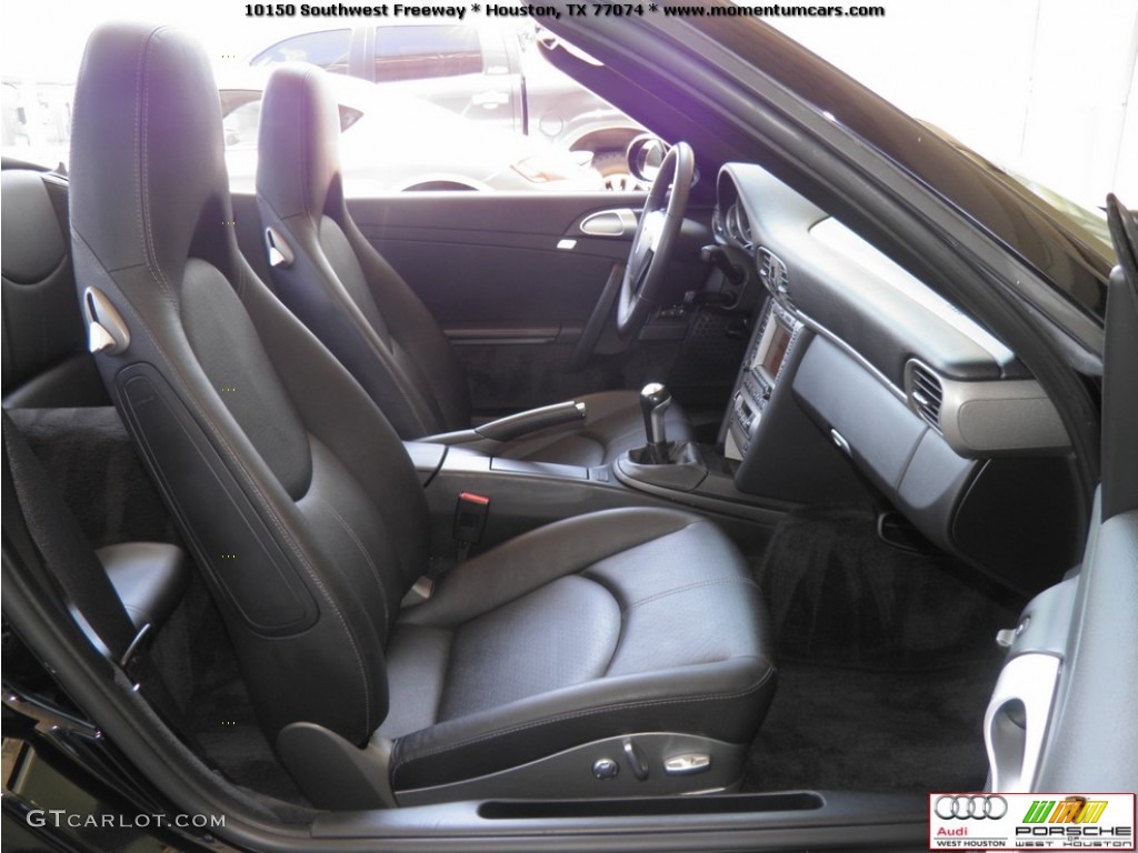 2008 911 Carrera Cabriolet - Black / Black photo #26