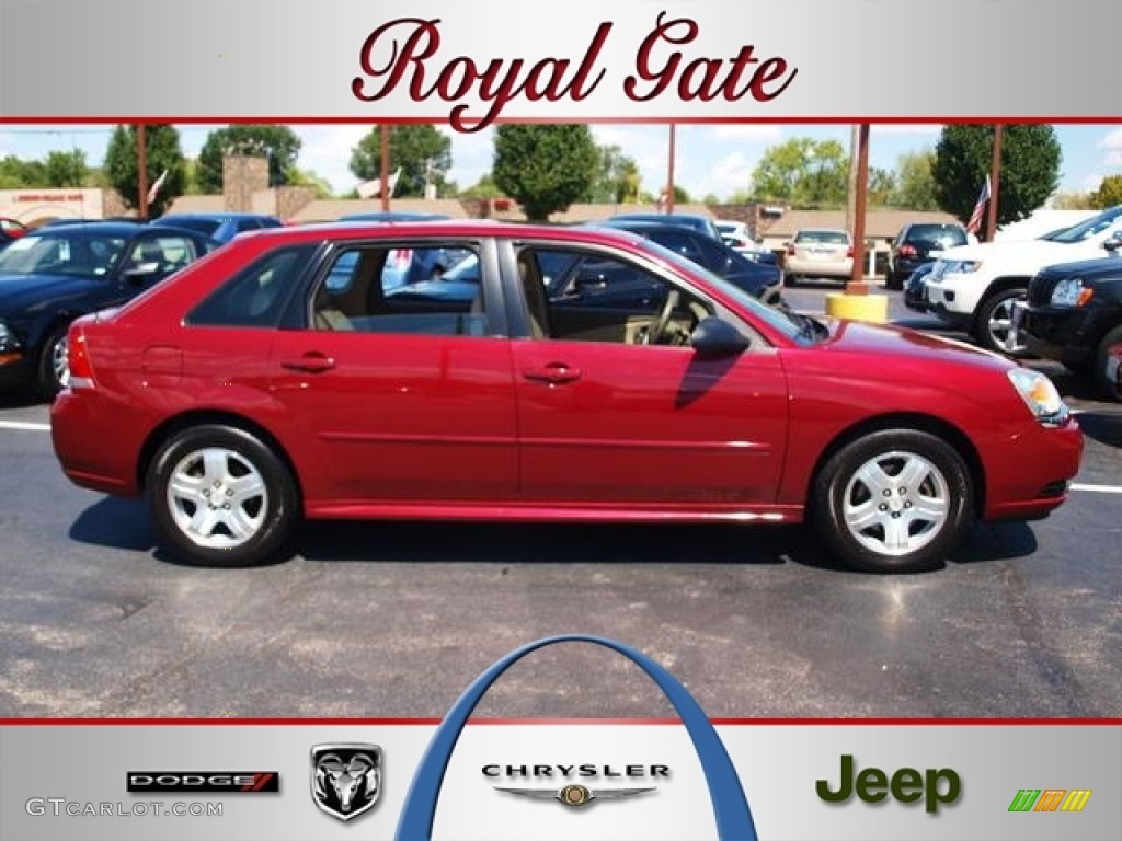 2004 Malibu Maxx LT Wagon - Sport Red Metallic / Neutral photo #1