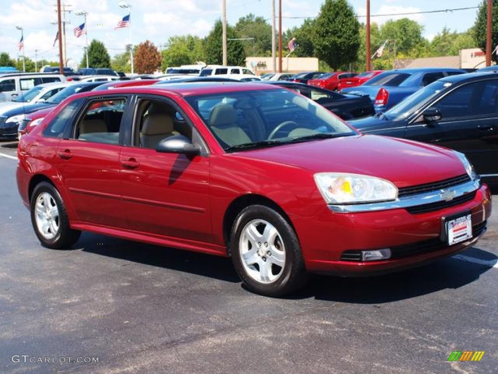 2004 Malibu Maxx LT Wagon - Sport Red Metallic / Neutral photo #2