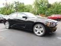 2013 Pitch Black Dodge Charger SXT Plus  photo #2