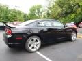 2013 Pitch Black Dodge Charger SXT Plus  photo #3