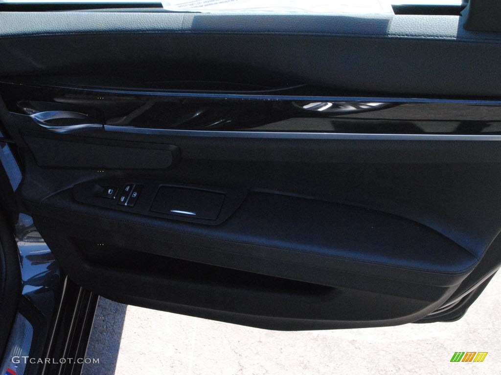 2012 7 Series 750i Sedan - Dark Graphite Metallic / Black photo #9