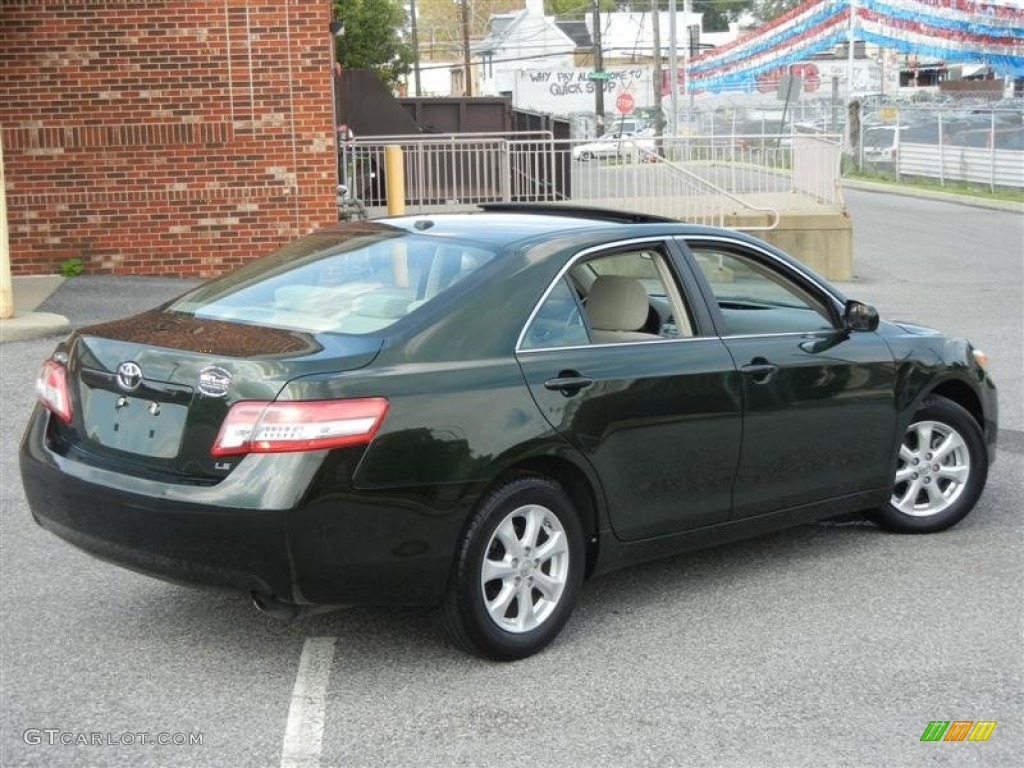 2011 Camry LE - Spruce Green Mica / Ash photo #3