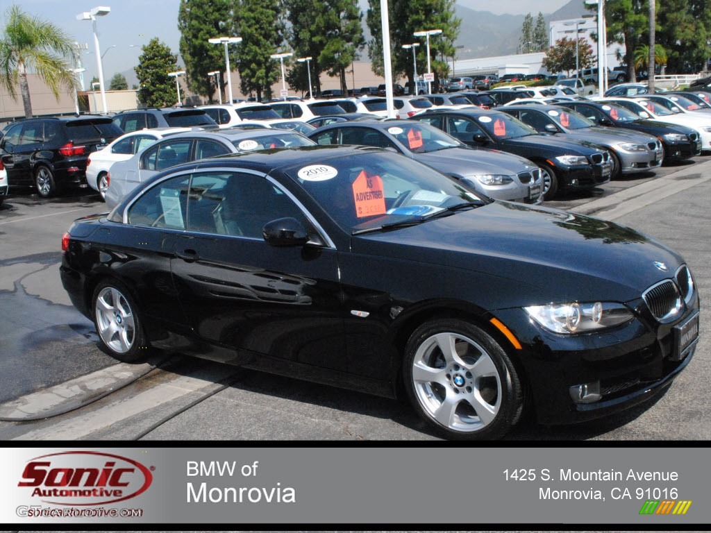 2010 3 Series 328i Convertible - Jet Black / Black photo #1