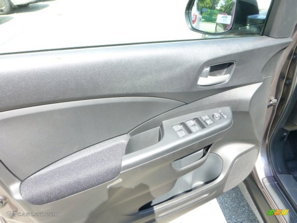 2012 CR-V LX 4WD - Urban Titanium Metallic / Black photo #14