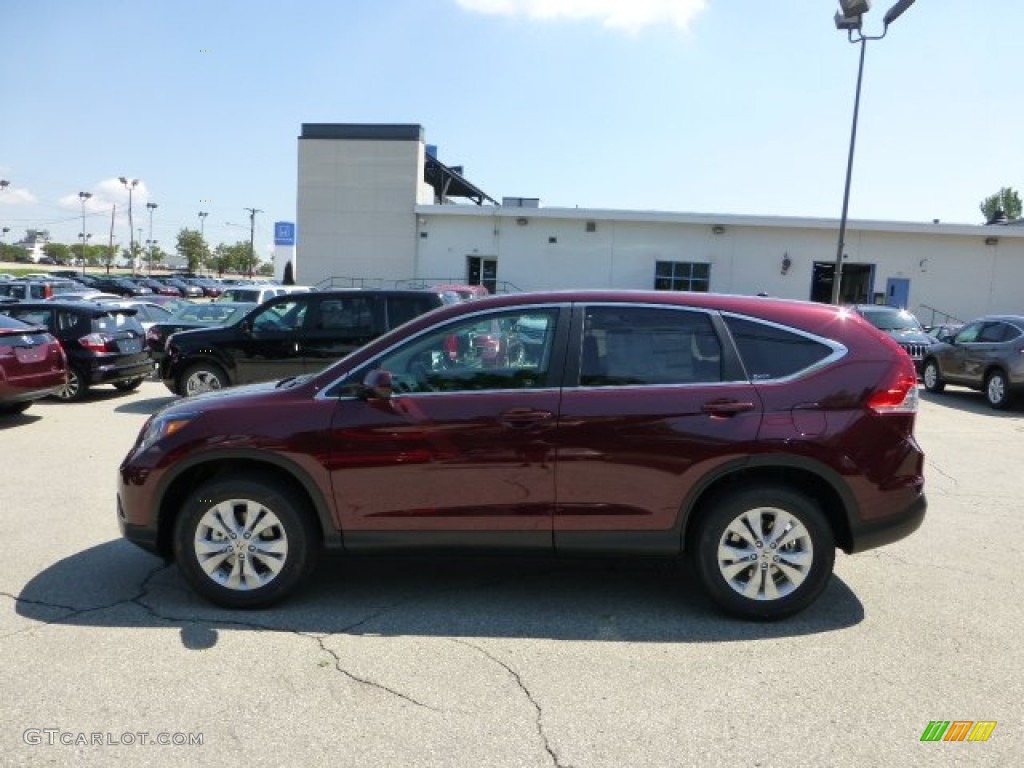 2012 CR-V EX 4WD - Basque Red Pearl II / Gray photo #1