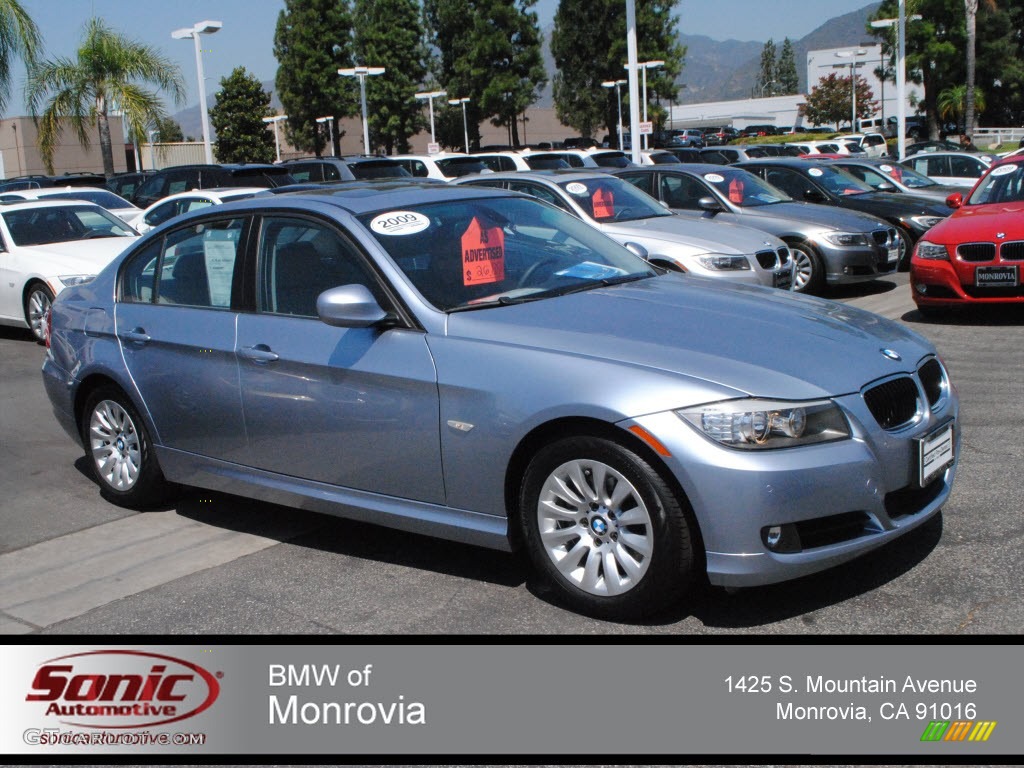 2009 3 Series 328i Sedan - Blue Water Metallic / Grey photo #1