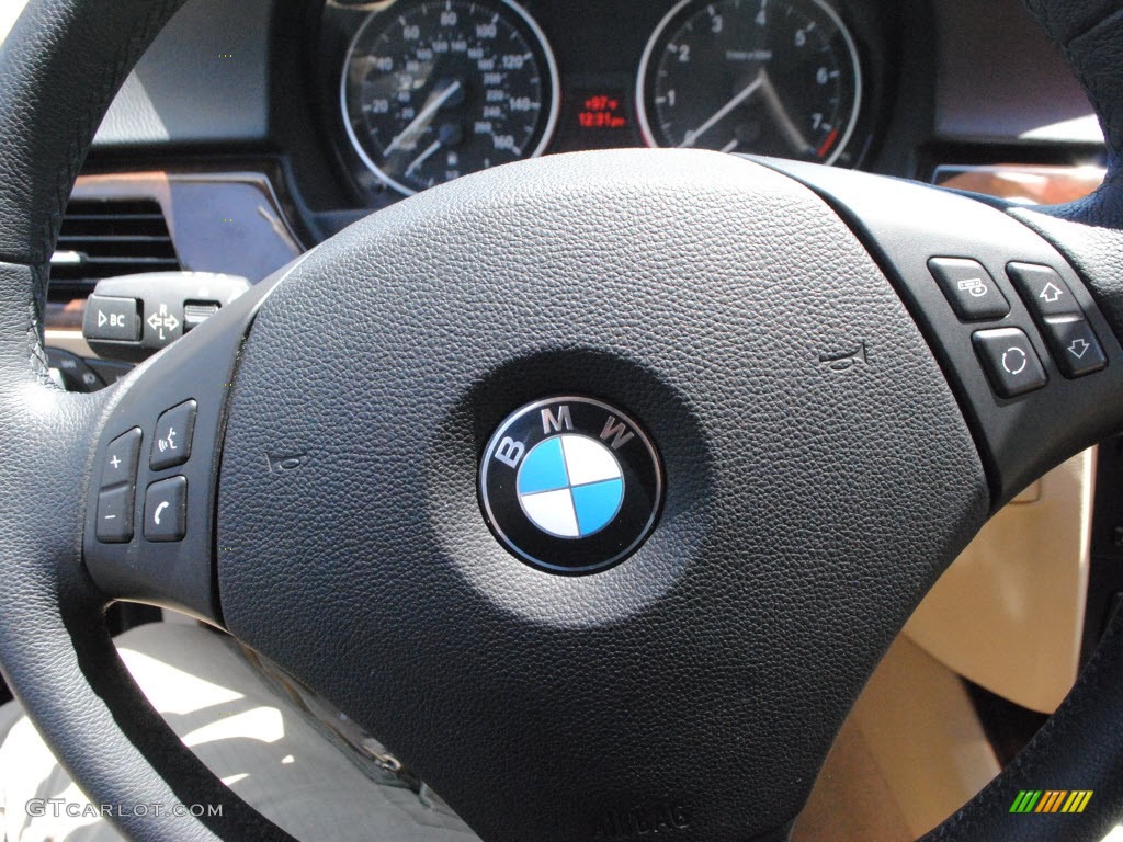 2009 3 Series 328i Sedan - Black Sapphire Metallic / Beige photo #22