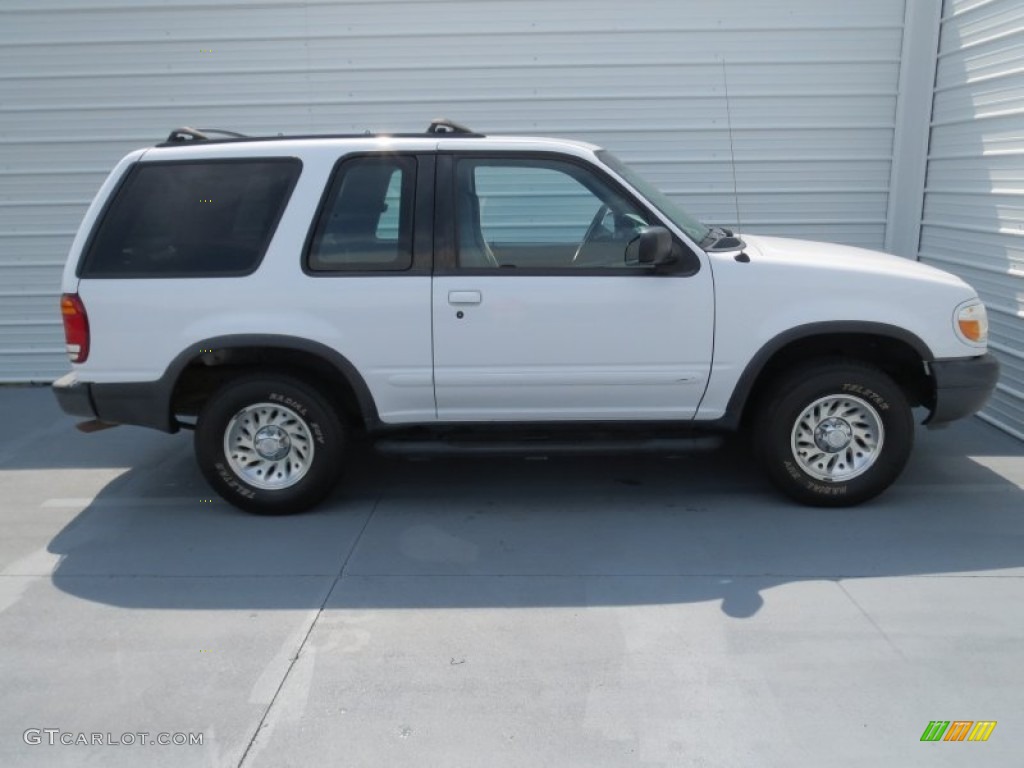 2000 Explorer Sport - Oxford White / Medium Graphite photo #2