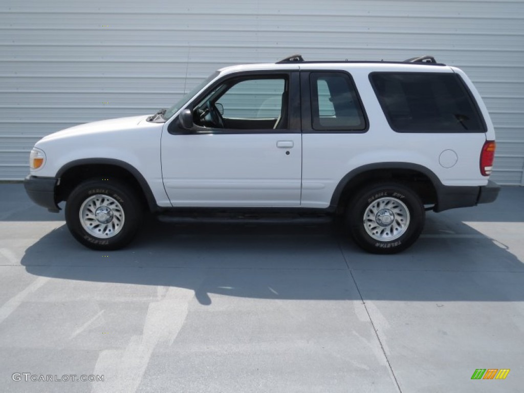 2000 Explorer Sport - Oxford White / Medium Graphite photo #5