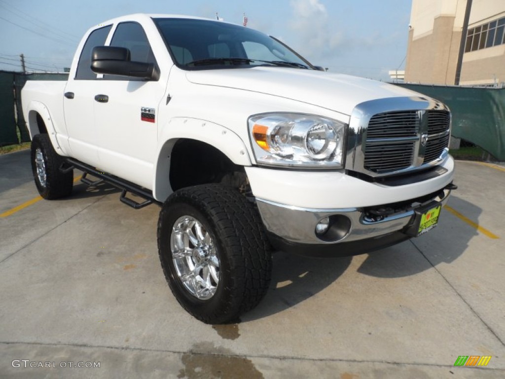 Bright White Dodge Ram 2500