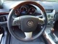 Ebony 2010 Cadillac CTS 4 3.6 AWD Sedan Steering Wheel