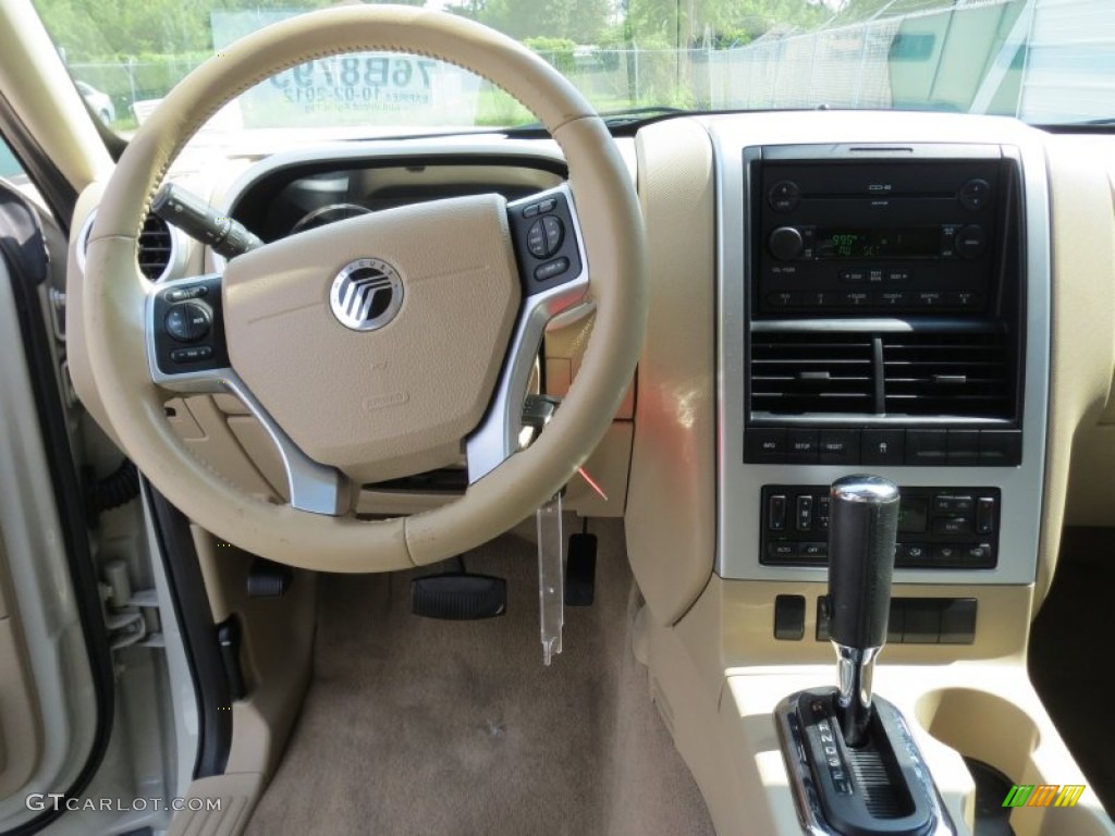2006 Mercury Mountaineer Luxury Camel Dashboard Photo #69698922